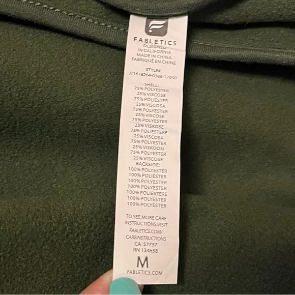 Fabletics Moscow Coat Womens SZ Medium Soft Cozy Terry Fleece Gray Midi Coatigan - Picture 11 of 14